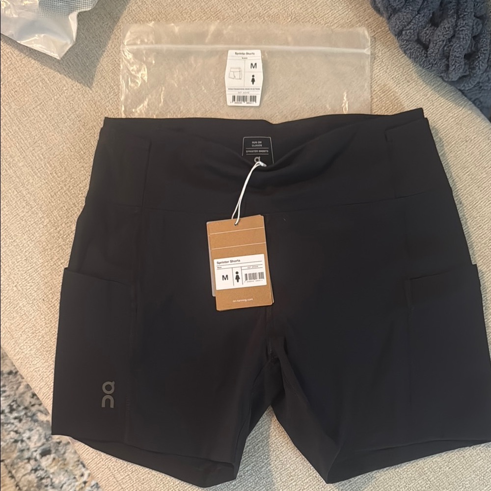 On women’s Sprinter running Shorts